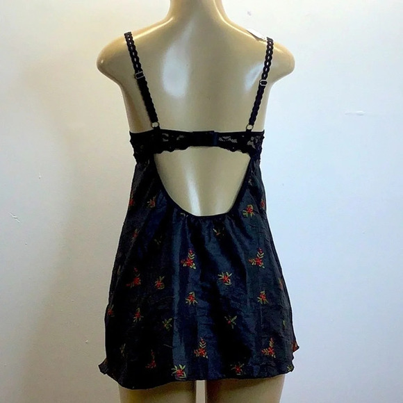 Sekssi Five Size Medium Floral Underwire Padded Cup Lingerie Dress & Thong. New - Picture 4 of 9